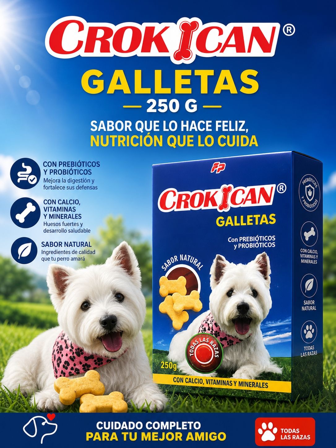 GALLETAS CROKICAN SALUDABLES SABOR HÍGADO 250gr