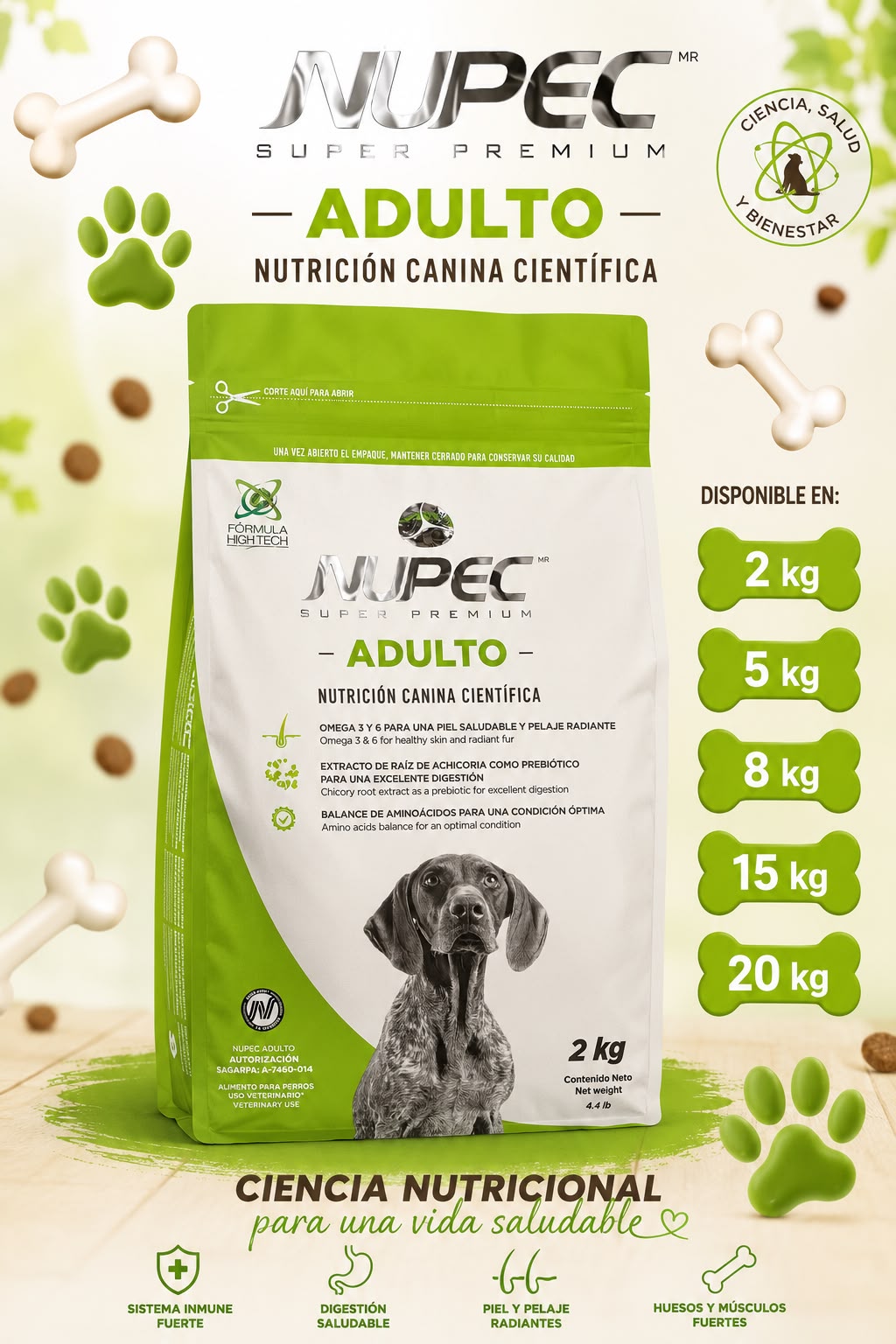 NUPEC ADULTO RAZA MEDIANA GRANDE