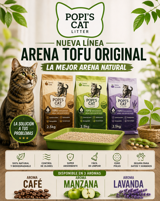 ARENA TOFU POPI'S CAT LITTER 2.5Kg