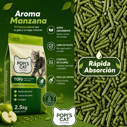 ARENA TOFU POPI'S CAT LITTER 2.5Kg